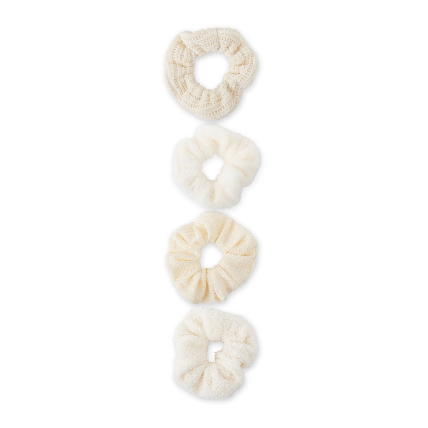 Hadley Wren Scrunchie Set Of 4 - Cream