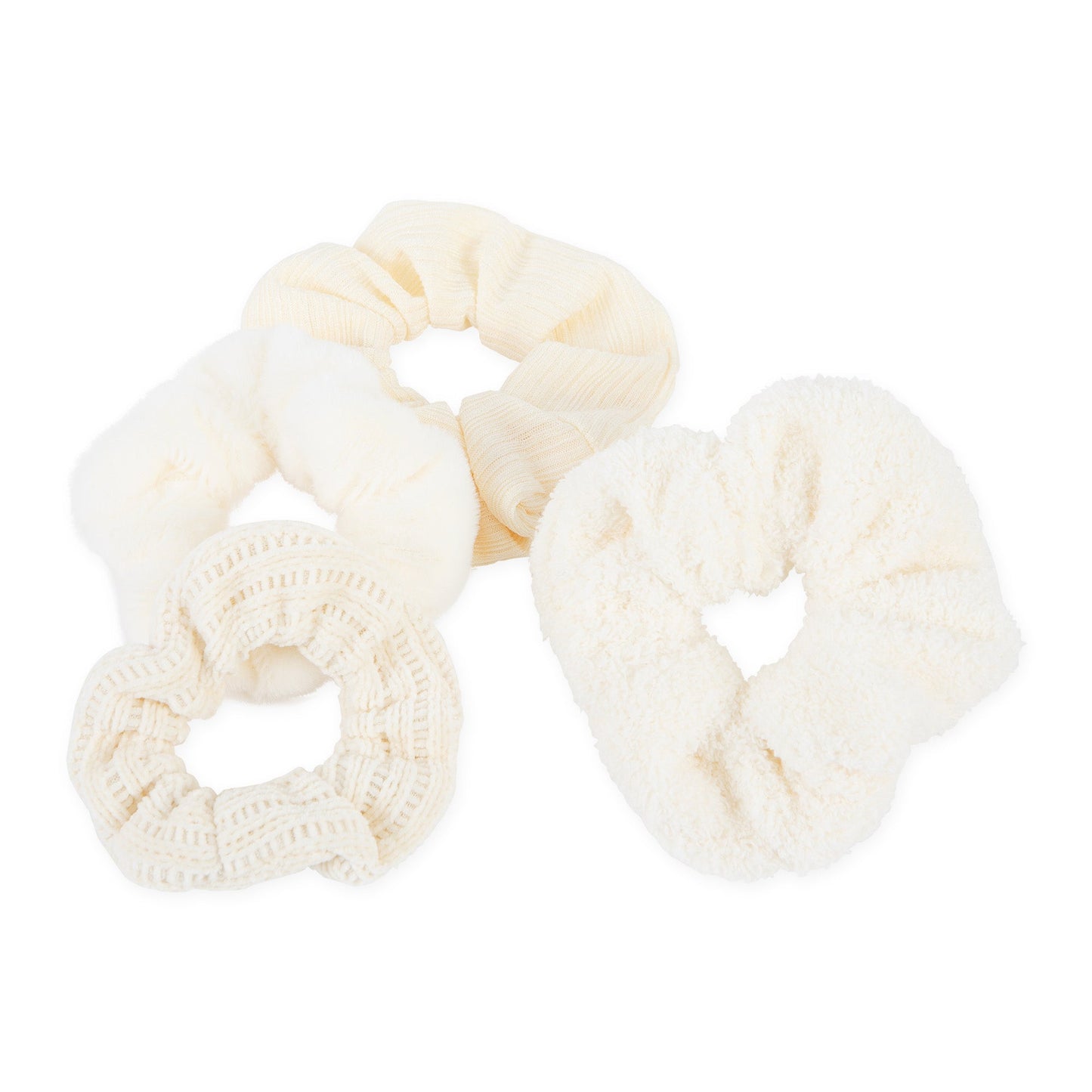 Hadley Wren Scrunchie Set Of 4 - Cream