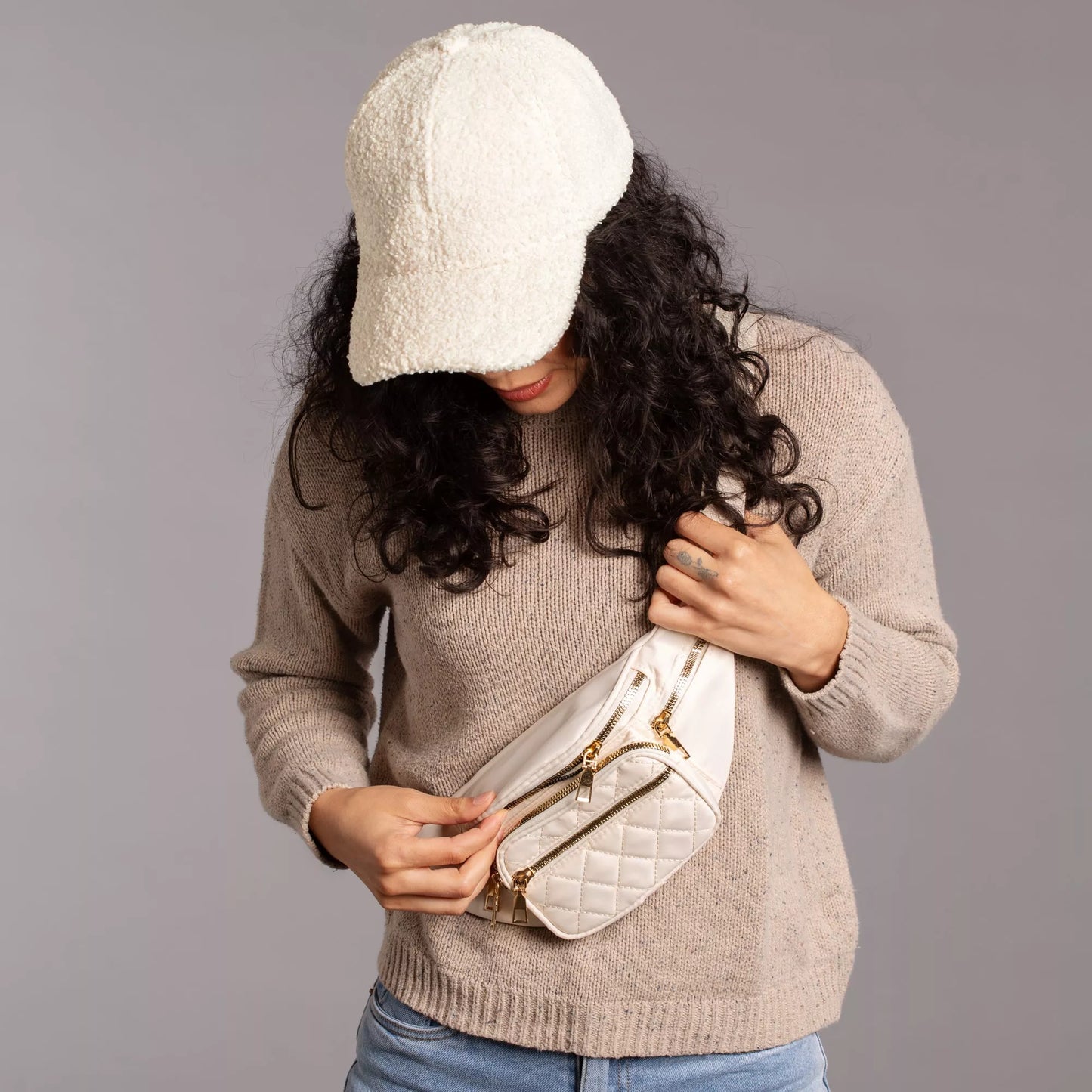 Remi Cross Body Bag - Cream