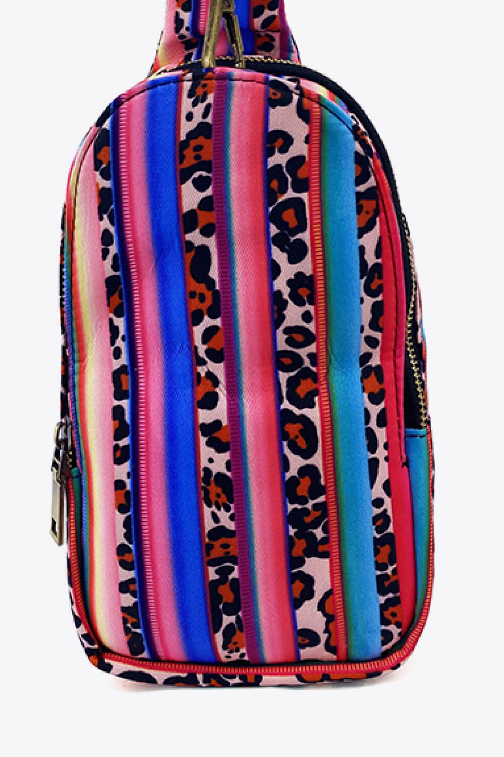 Printed PU Leather Sling Bag