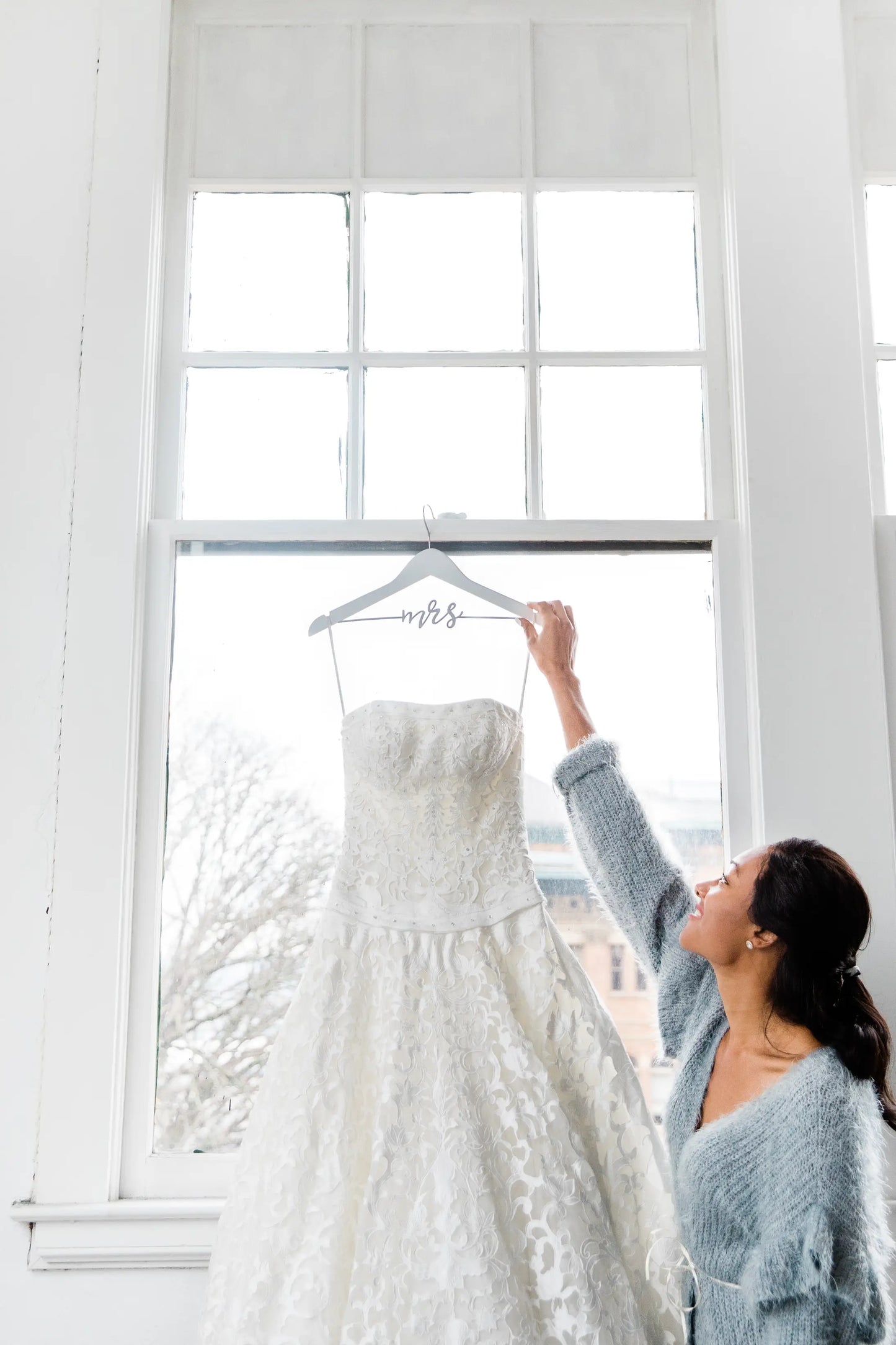 Mrs. Wedding Dress Hanger